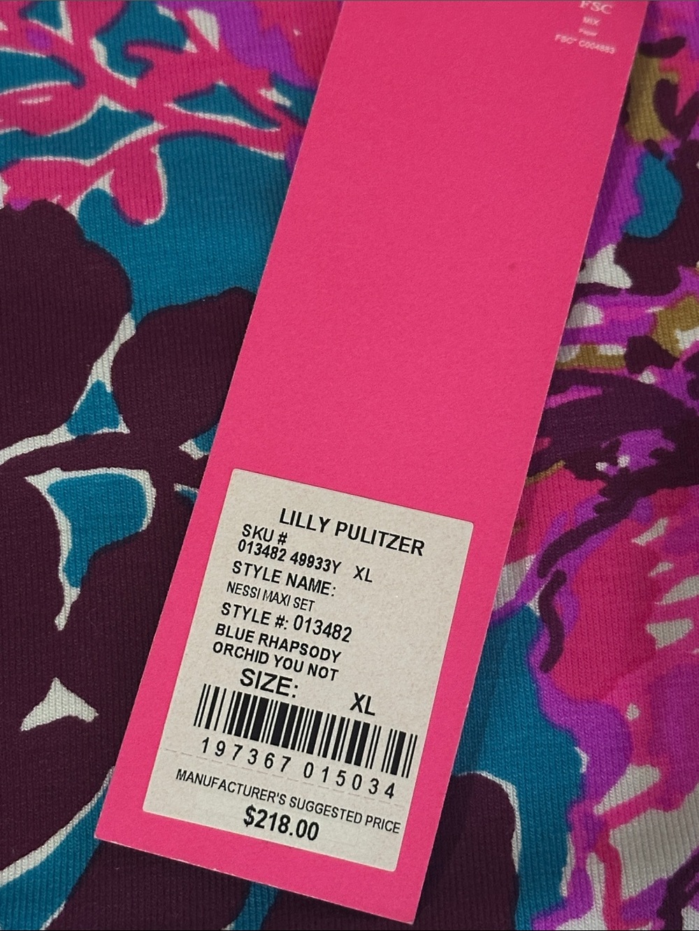NWT Lilly Pulitzer Nessi Maxi Skirt & Crop Top 2-Piece Set - Picture 4 of 9
